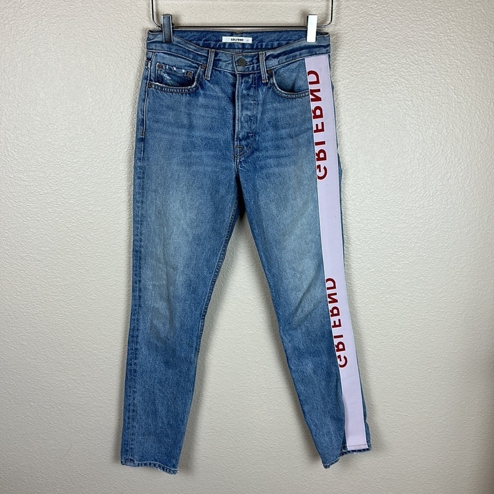 GRLFRND Karolina High-Rise Skinny Jean in La Di Da - Picture 2 of 11